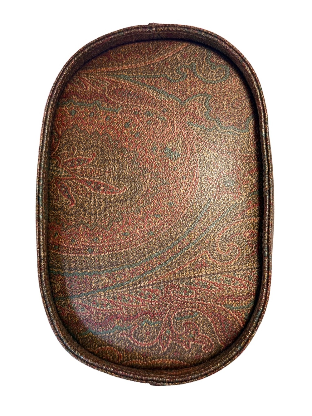 Etro Milano Paisley Bucket Tote with Tortoise Lucite Handles - Picture 8 of 16